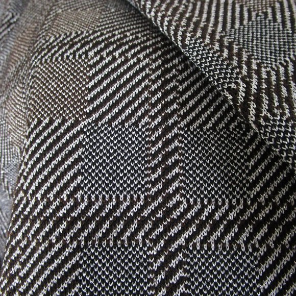 St. John Collection Metallic Gray Plaid Double Breasted Skirt Suit 10 Formal - Picture 7 of 16